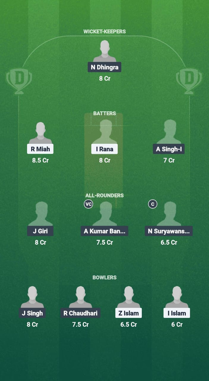 FRD vs LSG Dream11 Prediction Fantasy Cricket Tips Dream11 Team ECS Santarem Challenger T10 2025 