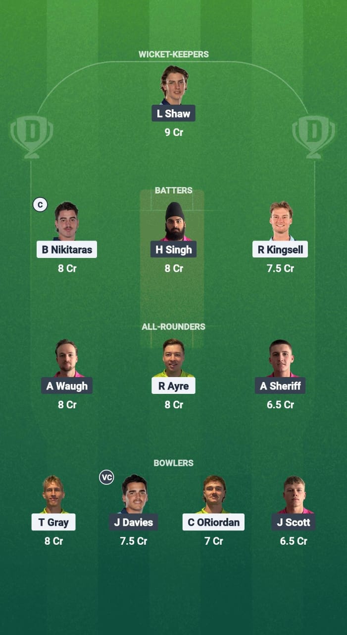 STA vs SSA Dream11 Prediction Fantasy Cricket Tips Dream11 Team Melbourne T10 2025 