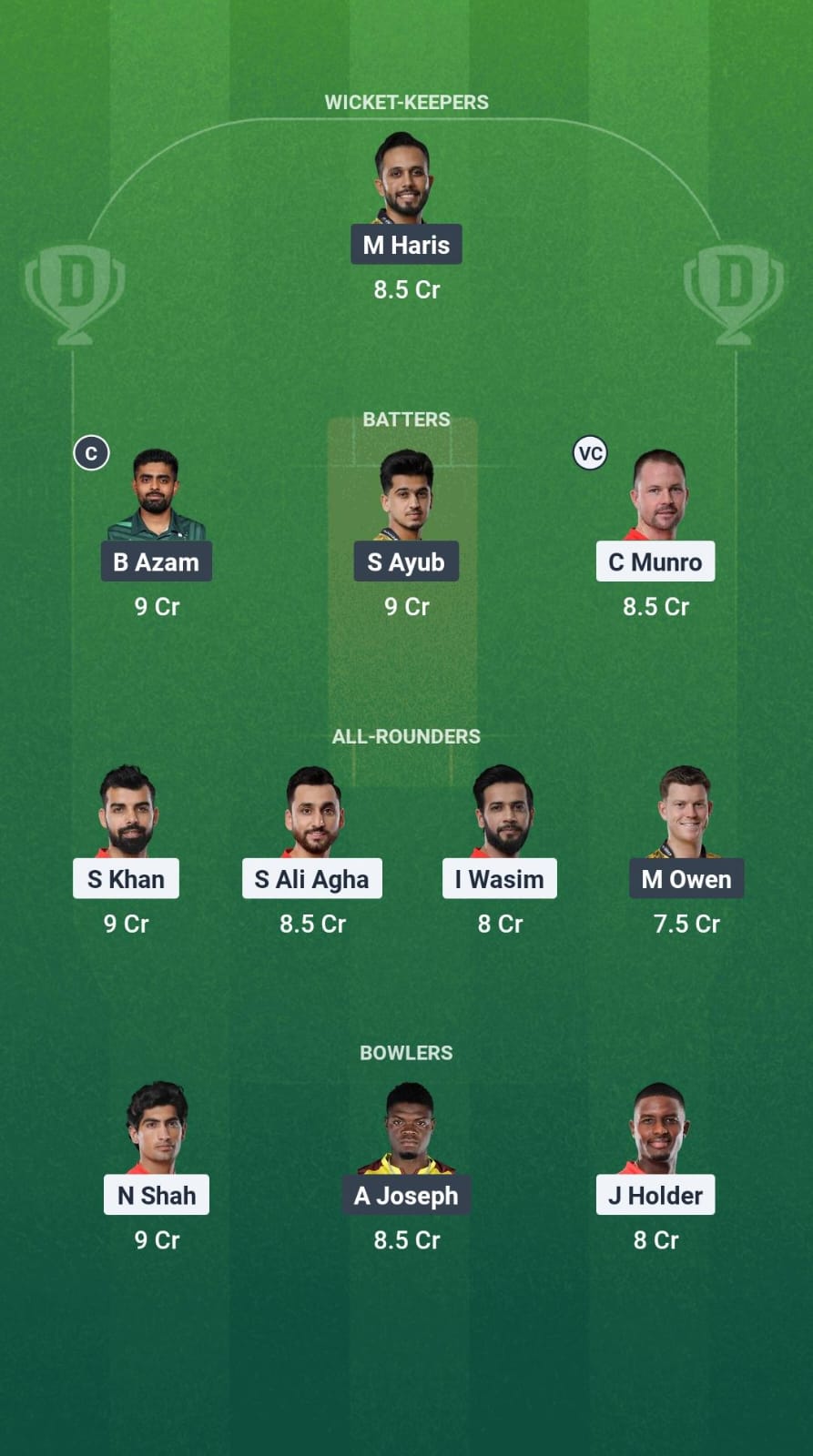 ISL vs PES Dream11 Prediction Fantasy Cricket Tips Dream11 Team PSL 2025 