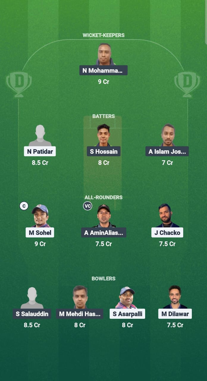 TGS vs OSM Dream11 Prediction Fantasy Cricket Tips Dream11 Team KCC T20 Challengers League 2025 