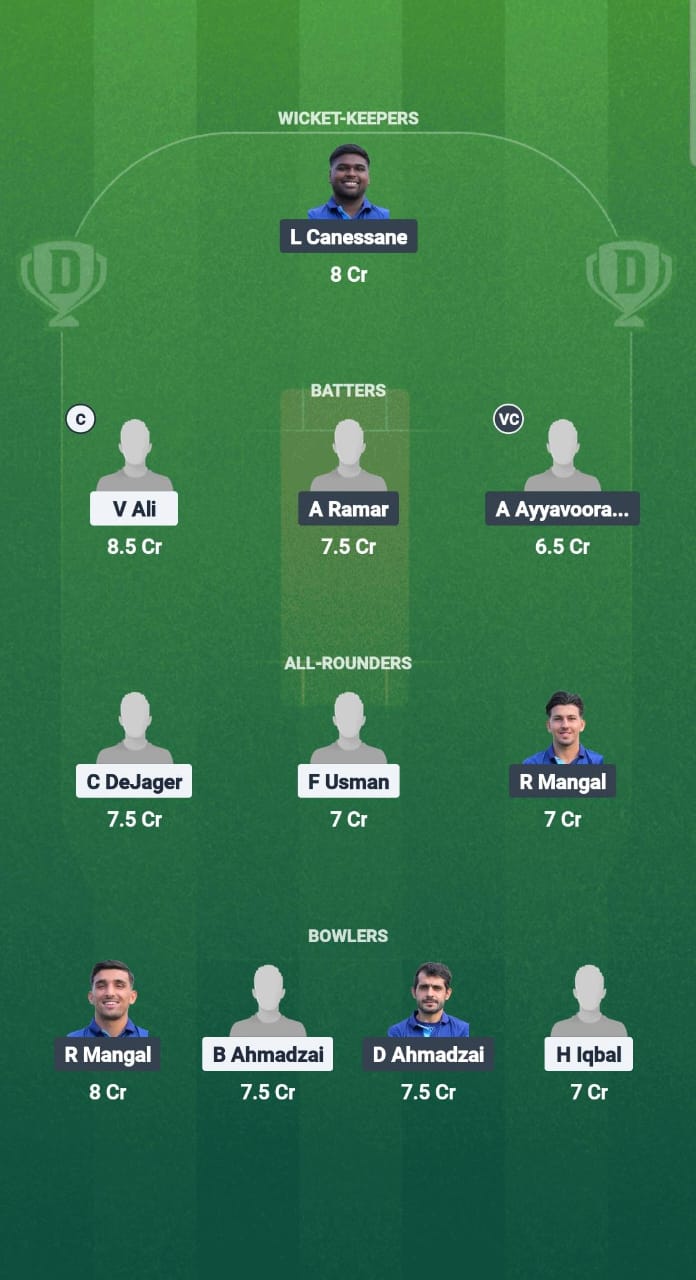 SDS vs UIFE Dream11 Prediction Fantasy Cricket Tips Dream11 Team ECS T10 France 2025 