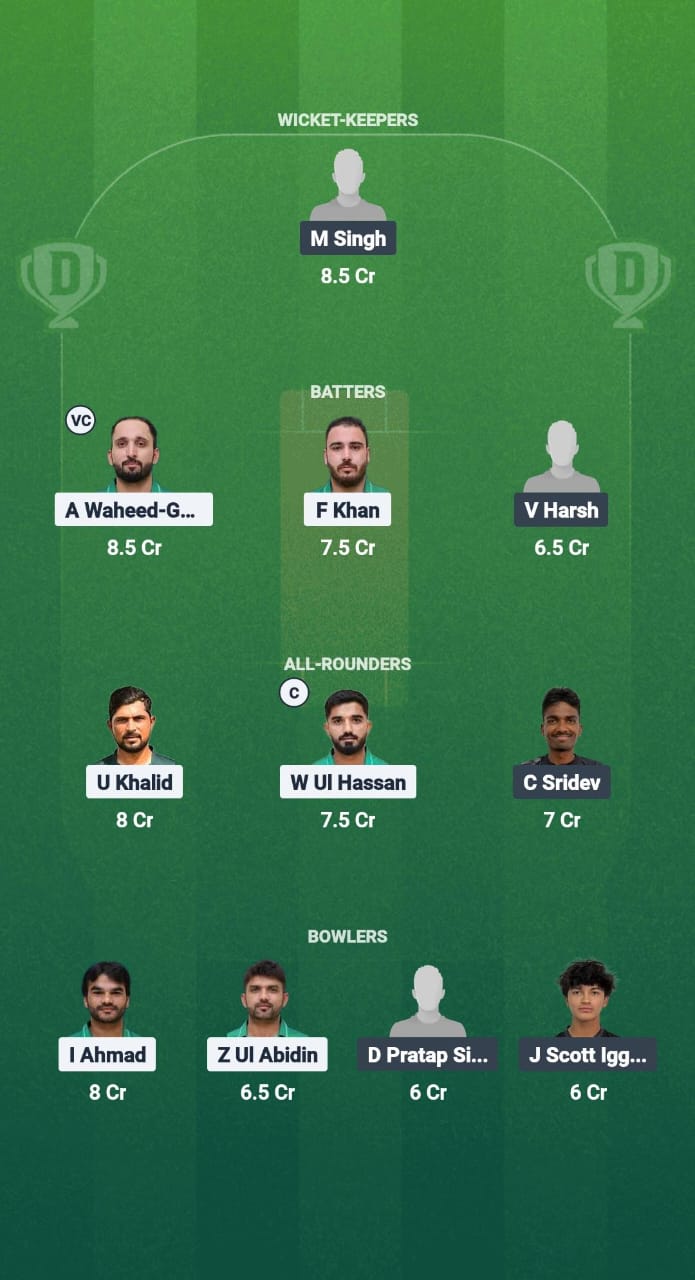 SAU vs SIN Dream11 Prediction Fantasy Cricket Tips Dream11 Team Malaysia Quadrangular T20I 2025 
