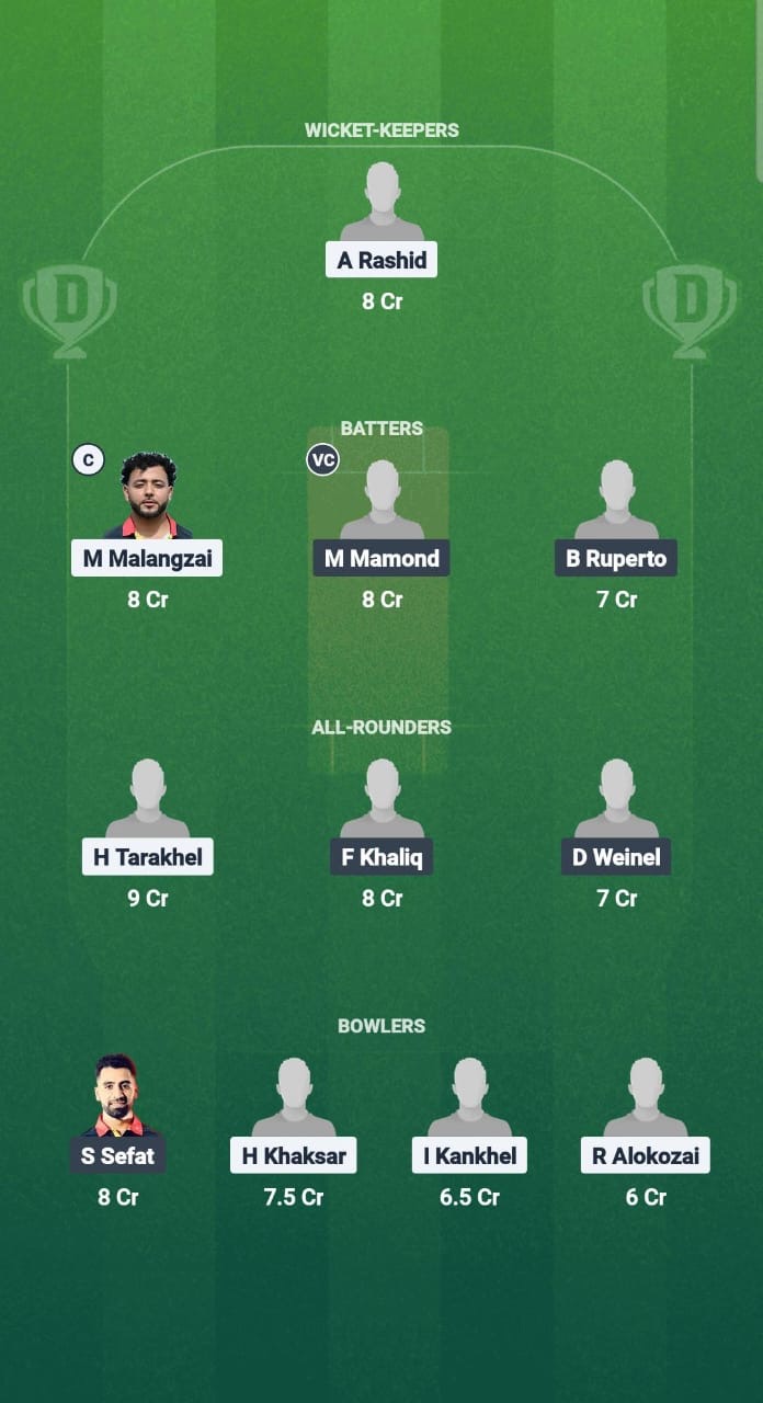 BEV vs RB Dream11 Prediction Fantasy Cricket Tips Dream11 Team ECSN T10 Belgium 