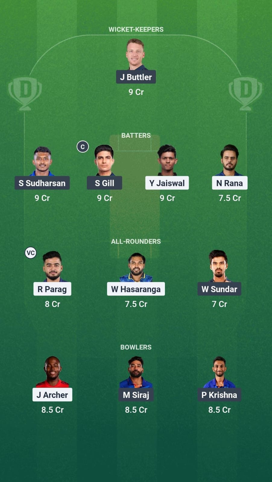 RR vs GT Dream11 Prediction Fantasy Cricket Tips Dream11 Team IPL 2025