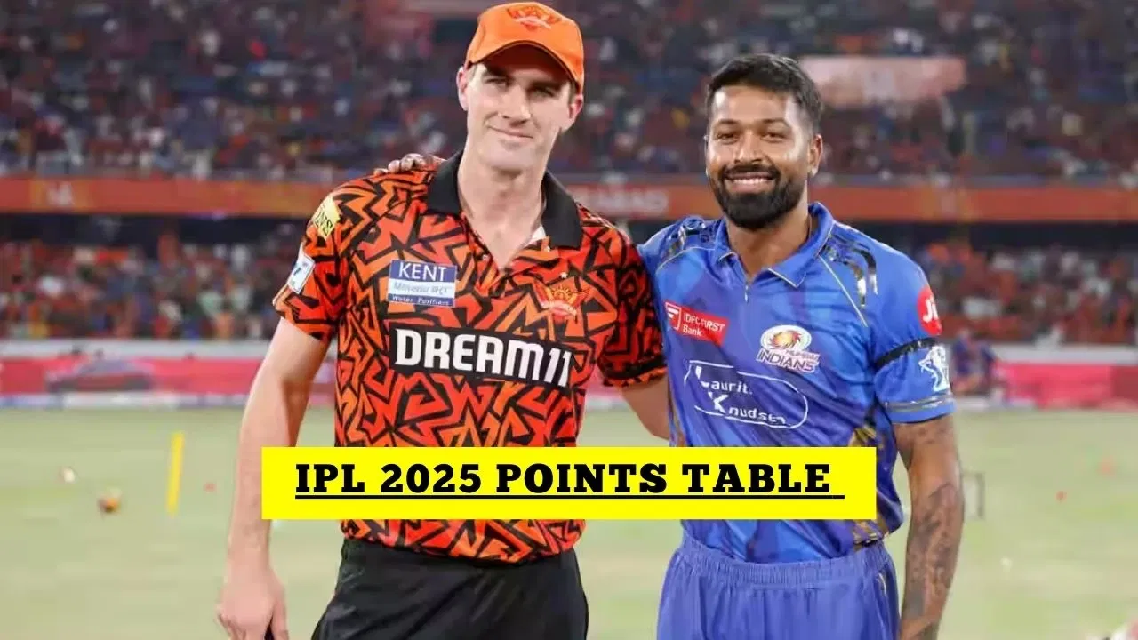 IPL 2025 IPL Points Table After SRH Vs MI