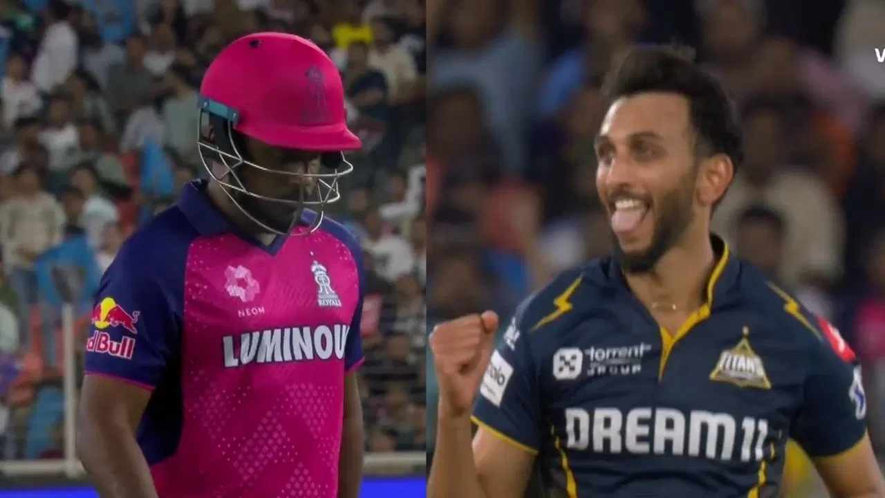 Prasidh Krishna Celebration After Dismissing Sanju Samson