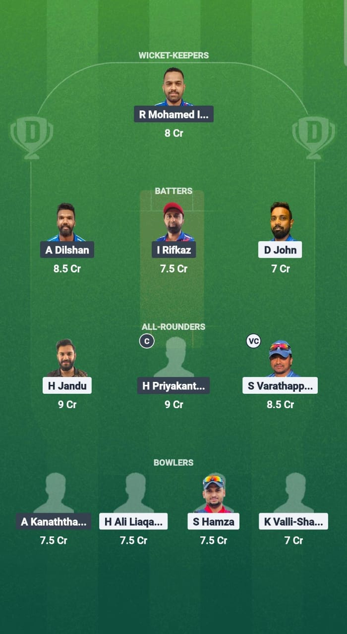 KRM vs CECC Dream11 Prediction Fantasy Cricket Tips Dream11 Team Kuwait T10 Challengers League 2025 