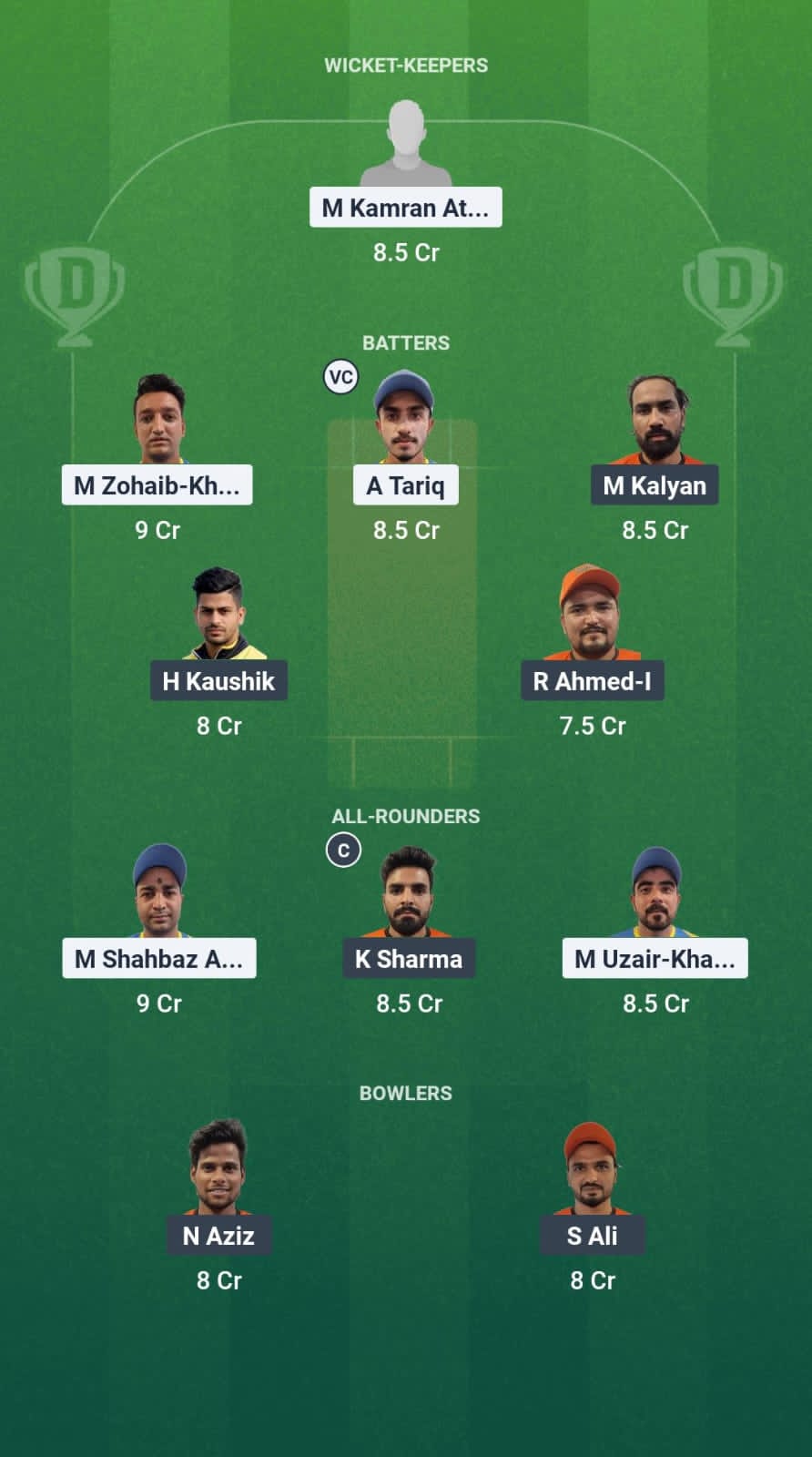 EMB vs FUJ Dream11 Prediction Fantasy Cricket Tips Dream11 Team Emirates D10 2025 