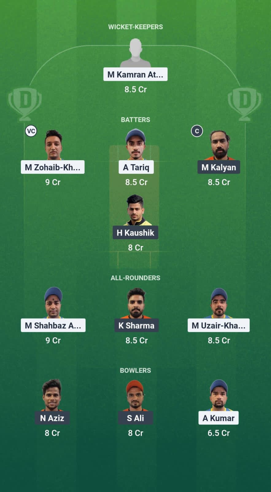 EMB vs FUJ Dream11 Prediction Fantasy Cricket Tips Dream11 Team Emirates D10 2025 