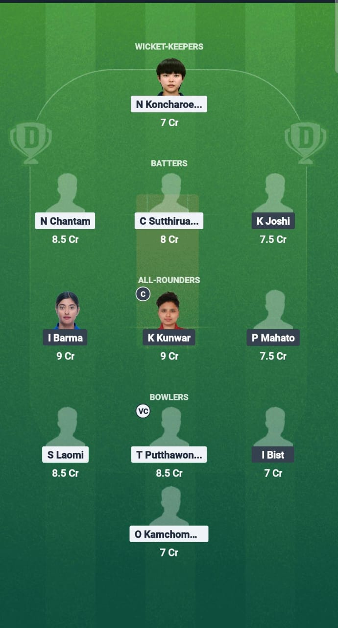 TL-W vs NP-W Dream11 Prediction Fantasy Cricket Tips Dream11 Team ICC Women’s T20 WC Asia Qualifier 2025 
