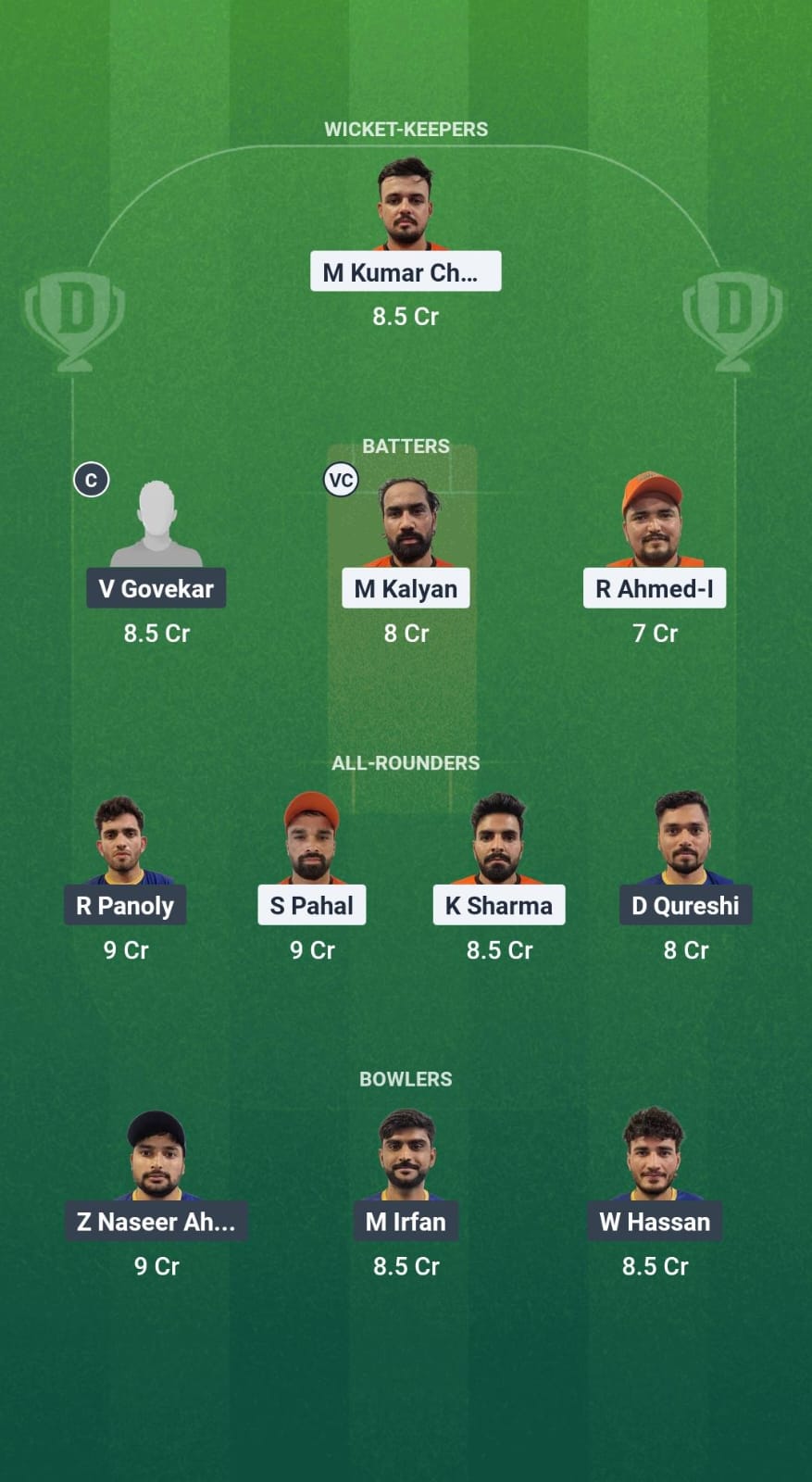 FUJ vs DUB Dream11 Prediction Fantasy Cricket Tips Dream11 Team Emirates D10 2025 