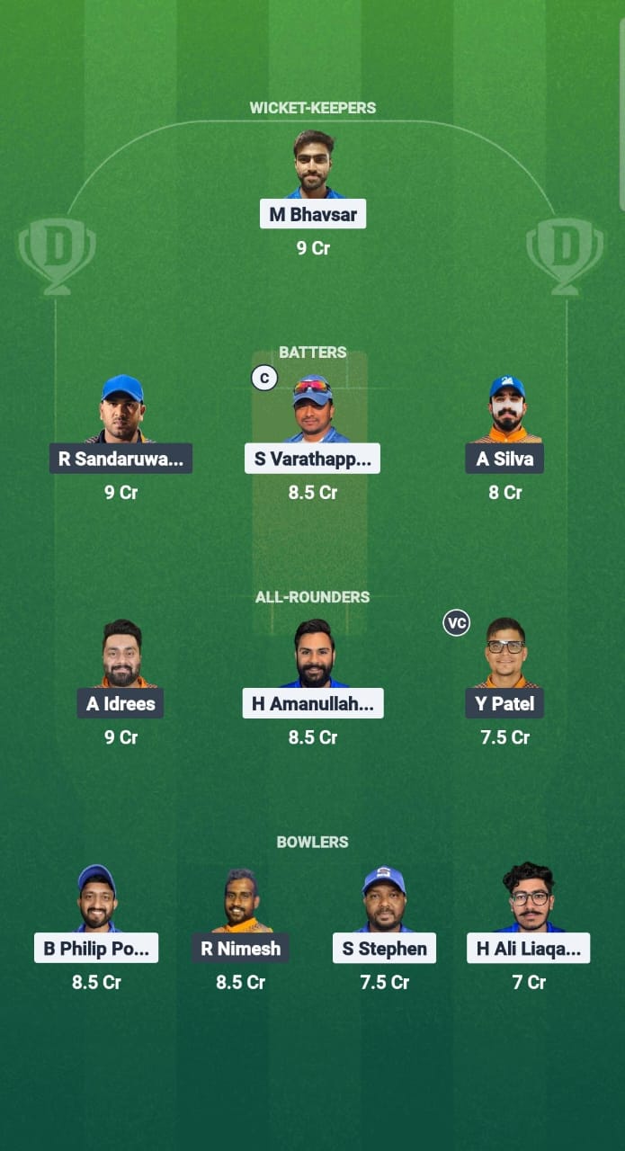 KRM vs KS Dream11 Prediction Fantasy Cricket Tips Dream11 Team Kuwait T10 Elite Championship 2025 