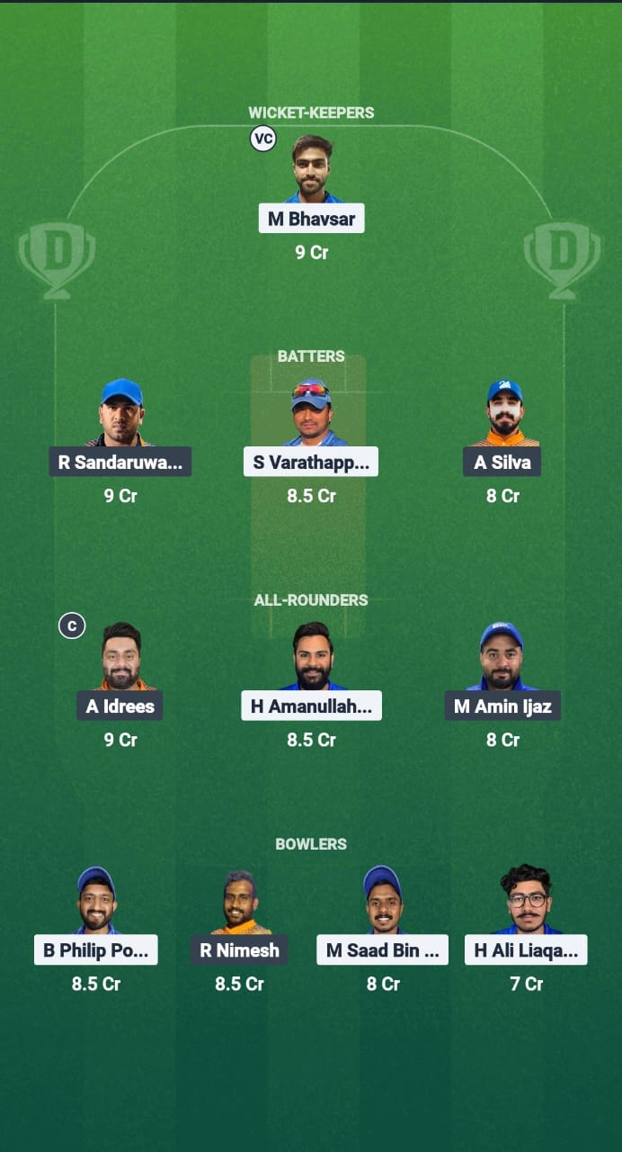 KRM vs KS Dream11 Prediction Fantasy Cricket Tips Dream11 Team Kuwait T10 Elite Championship 2025 