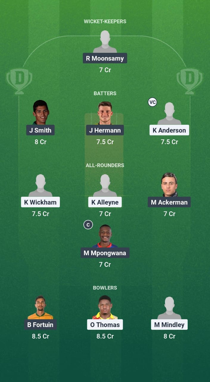 WI-A vs SA-A Dream11 Prediction Fantasy Cricket Tips Dream11 Team South Africa A Tour of West Indies 2025 