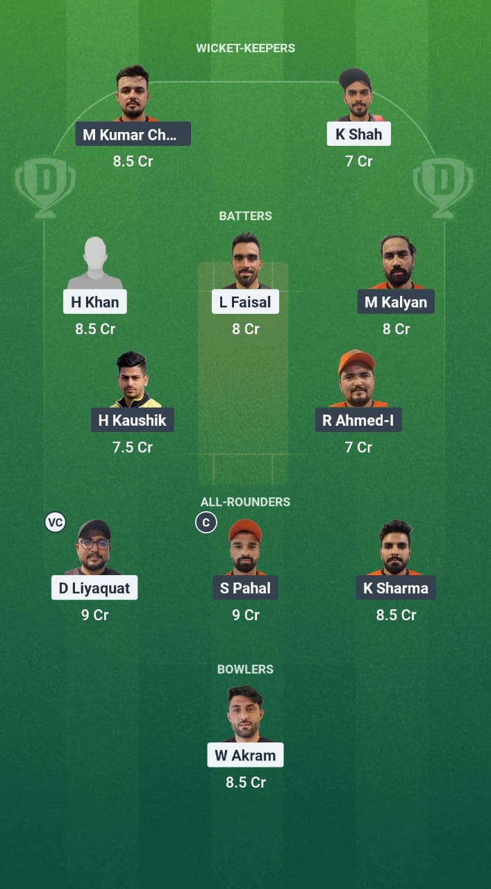 SHA vs FUJ Dream11 Prediction Fantasy Cricket Tips Dream11 Team Emirates D10 2025 