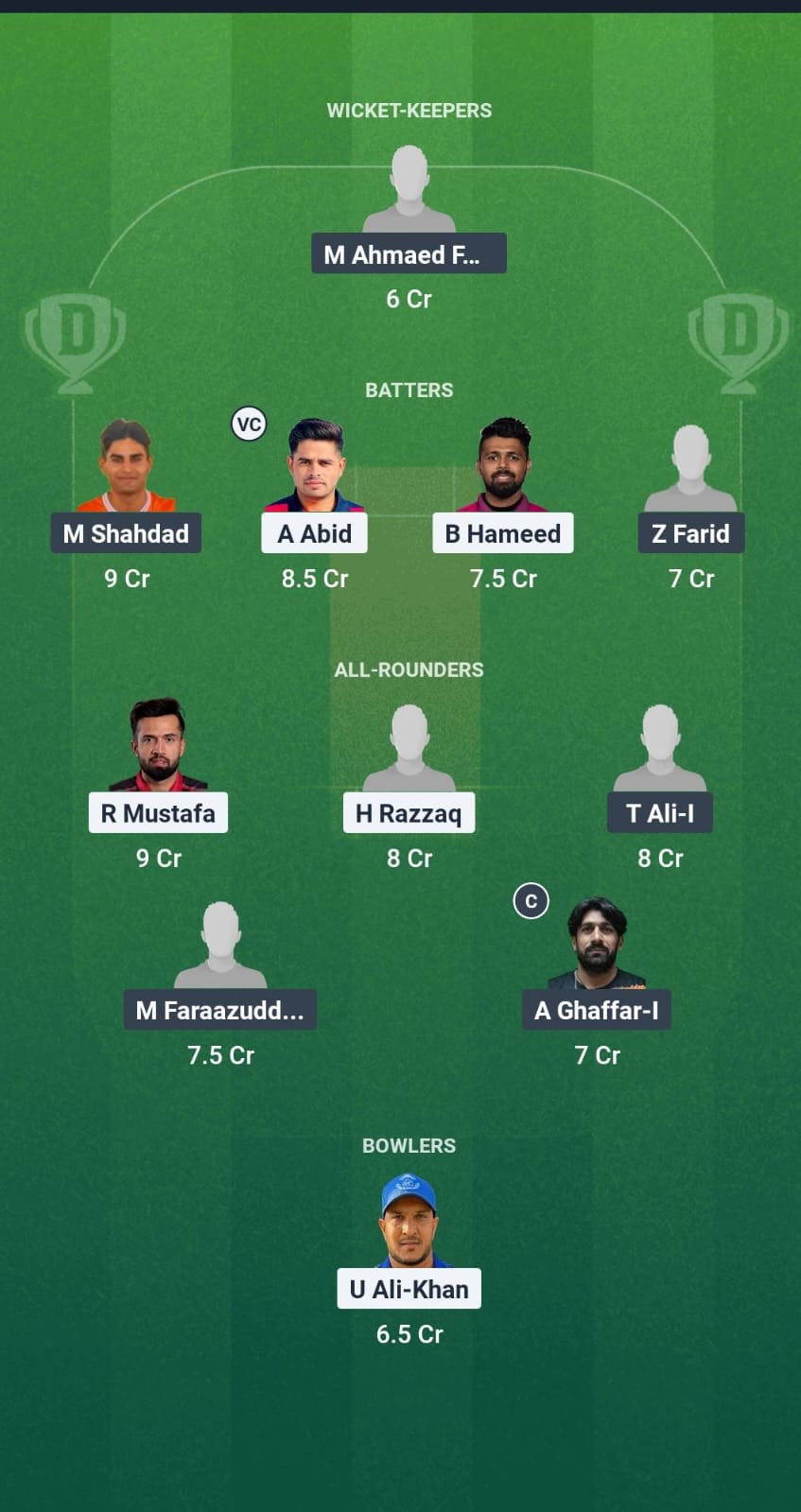 ABD vs EMR Dream11 Prediction Fantasy Cricket Tips Dream11 Team Emirates D10 10 25 