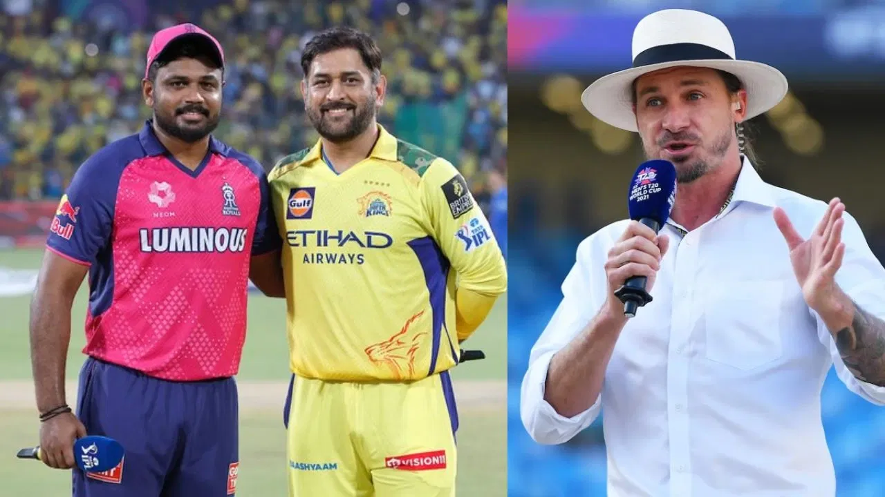 Dale Steyn MS Dhoni CSK RR Sanju Samson