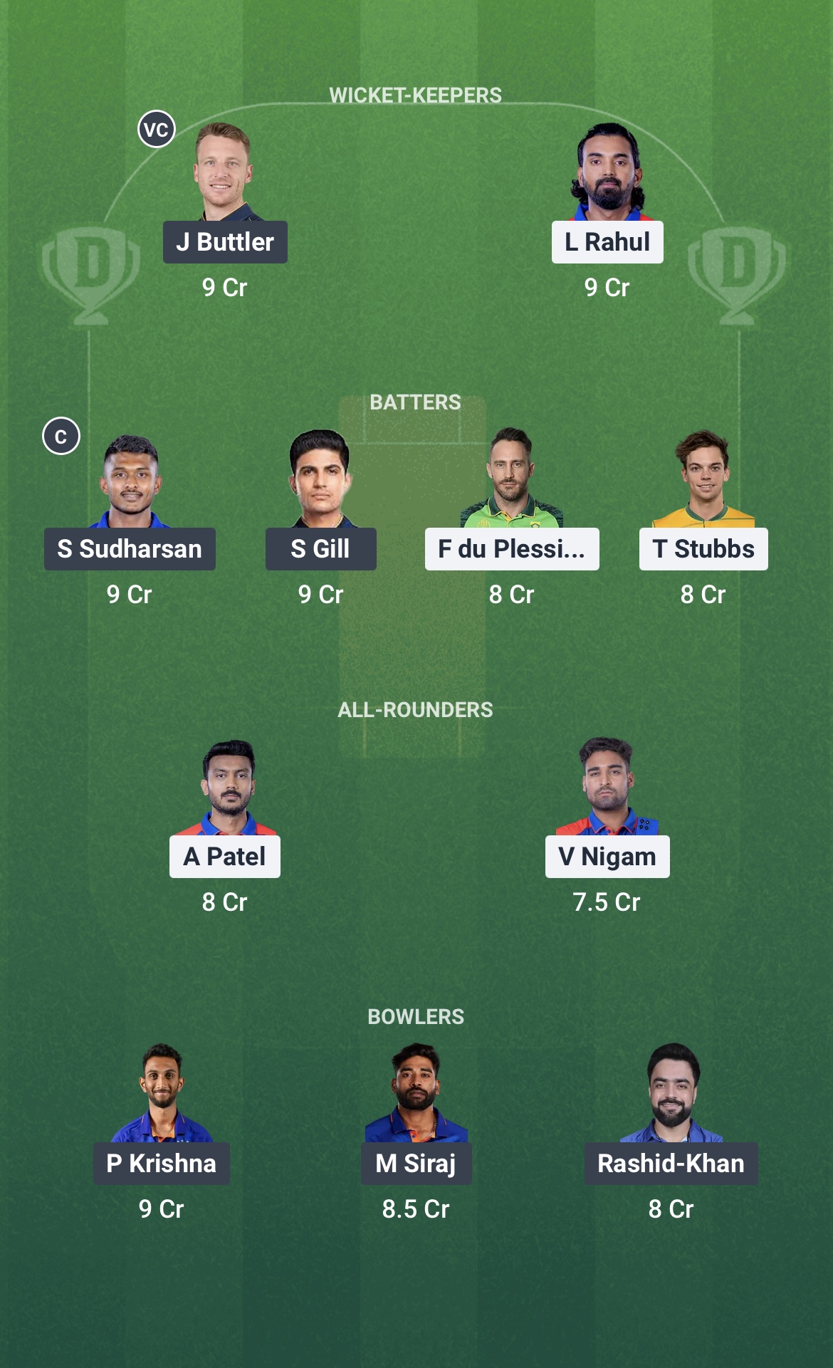 DC vs GT Dream11 Prediction Fantasy Cricket Tips Dream11 Team IPL 2025