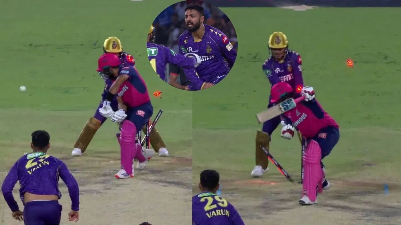 Varun Chakravarthy Cleans Up Dhruv Jurel And Wanindu Hasaranga