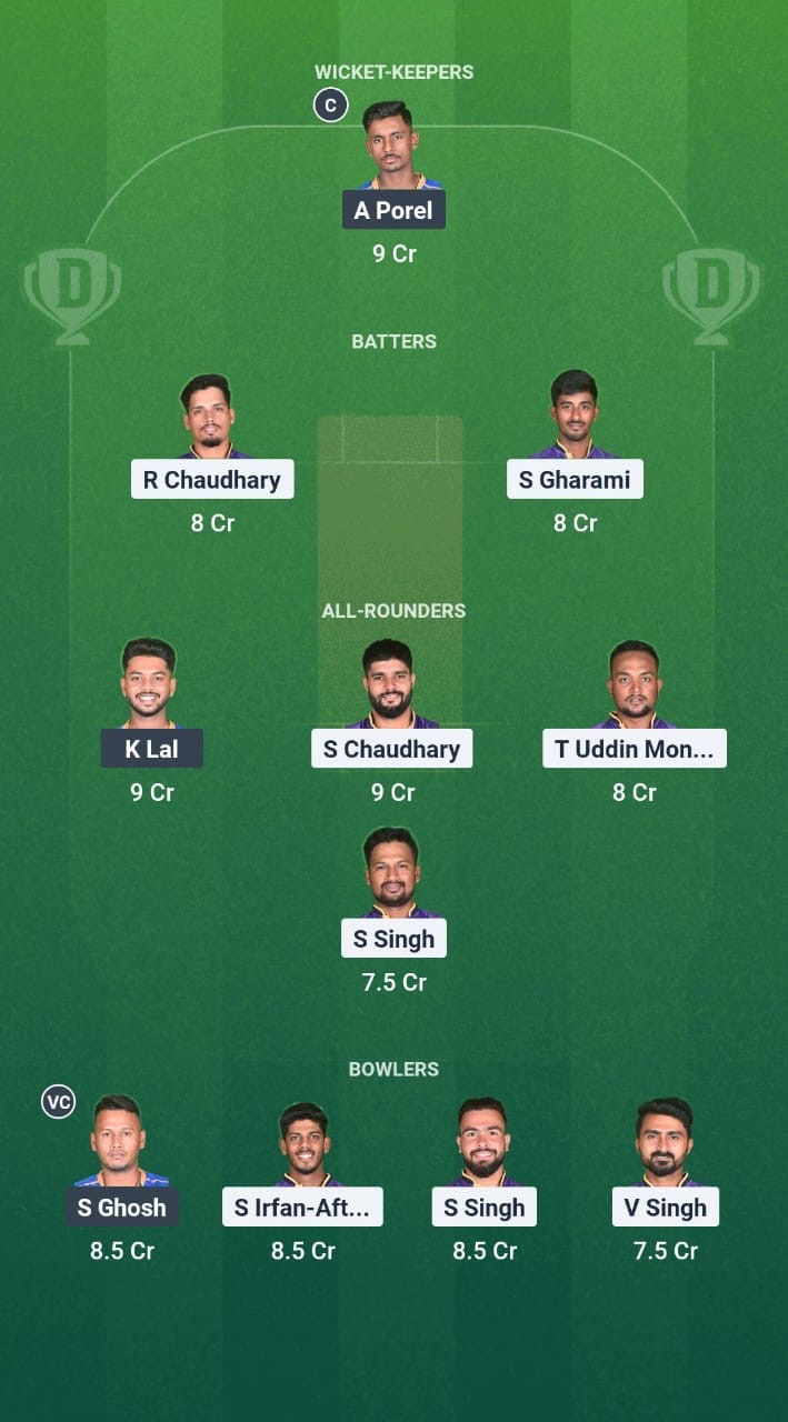 MK vs LSKT Dream11 Prediction Fantasy Cricket Tips Dream11 Team Bengal Pro T20 League