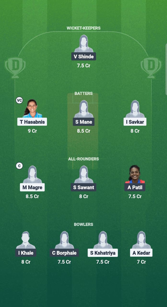 SS-W vs PS-W Dream11 Prediction Fantasy Cricket Tips Dream11 Team Maharashtra Women T20 Premier League 2025 