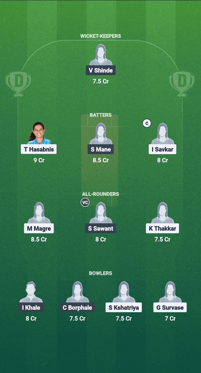 SS-W vs PS-W Dream11 Prediction Fantasy Cricket Tips Dream11 Team Maharashtra Women T20 Premier League 2025 