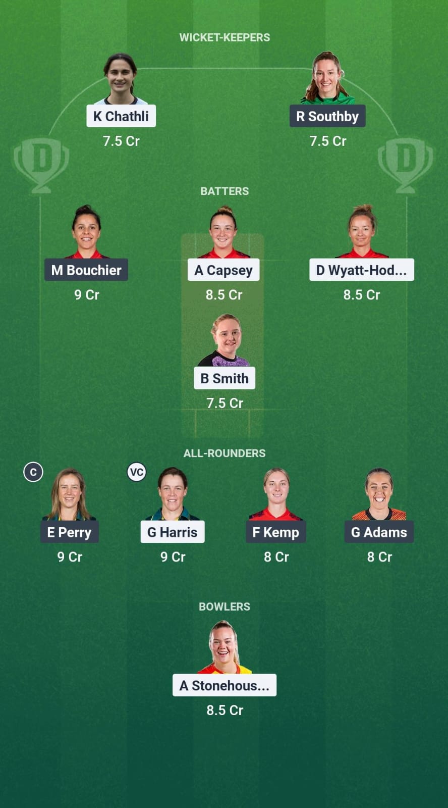 SUR-W vs HAM-W Dream11 Prediction Fantasy Cricket Tips Dream11 Team English Women's T20 Blast 2025 