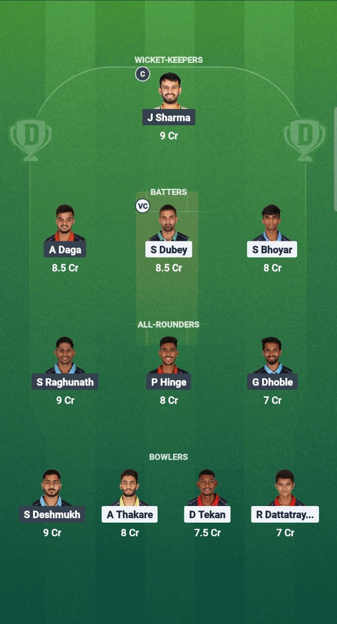 NAT vs NMB Dream11 Prediction Fantasy Cricket Tips Dream11 Team Vidarbha Pro T20 League 2025 