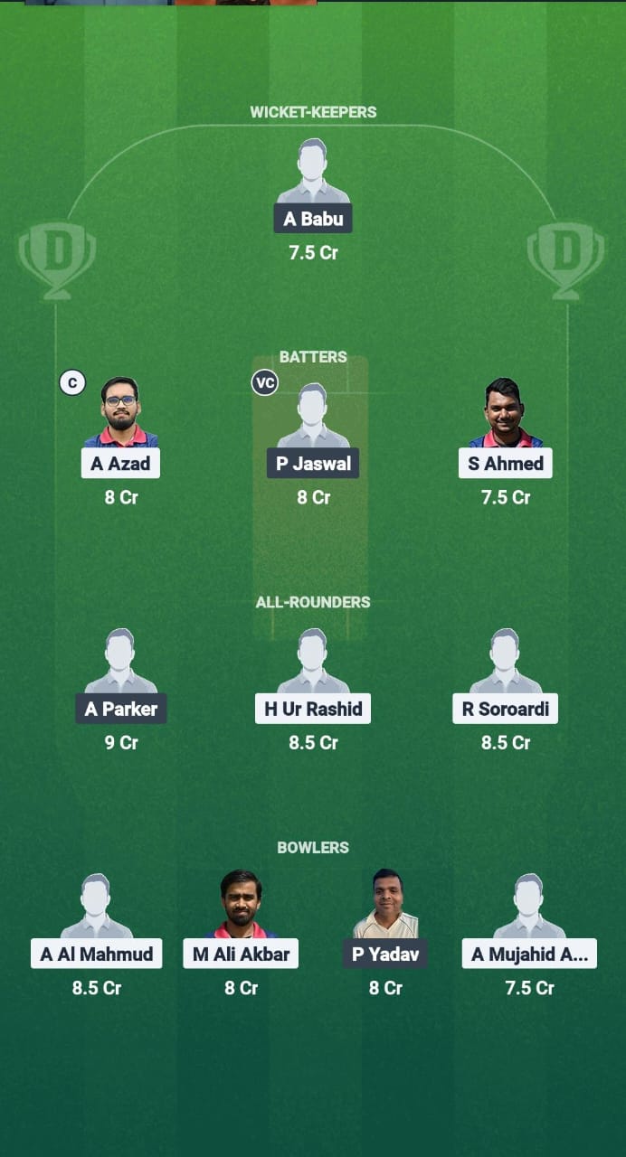 PRD vs MCC Dream11 Prediction Fantasy Cricket Tips Dream11 Team ECS T10 Czechia Challenger 2025 