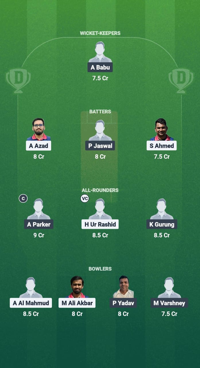 PRD vs MCC Dream11 Prediction Fantasy Cricket Tips Dream11 Team ECS T10 Czechia Challenger 2025 