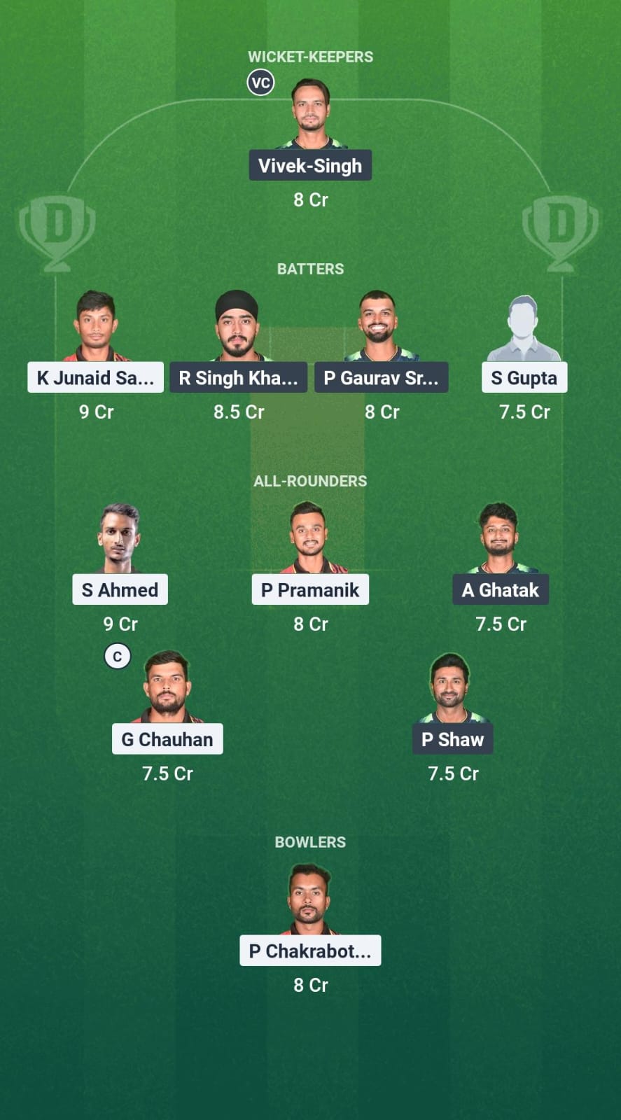 1000713811 SRT vs RMW Dream11 Prediction Fantasy Cricket Tips Dream11 Team Bengal Pro T20 League 2025