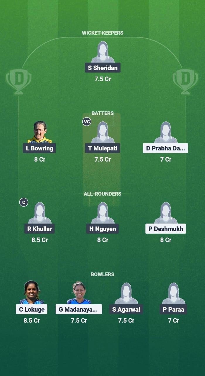 PCS-W vs EMP-W Dream11 Prediction Fantasy Cricket Tips Dream11 Team ECS-W T10 Finland 2025 