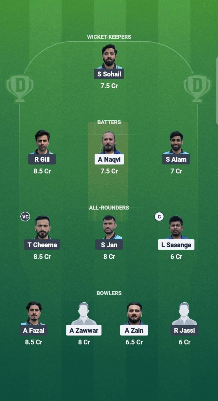 BUG vs ROE Dream11 Prediction Fantasy Cricket Tips Dream11 Team ECS T10 Romania