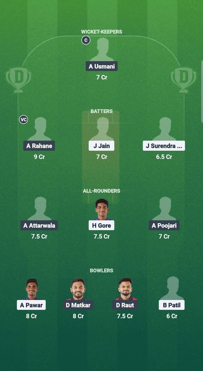 TK vs BB Dream11 Prediction Fantasy Cricket Tips Dream11 Team Mumbai T20 League