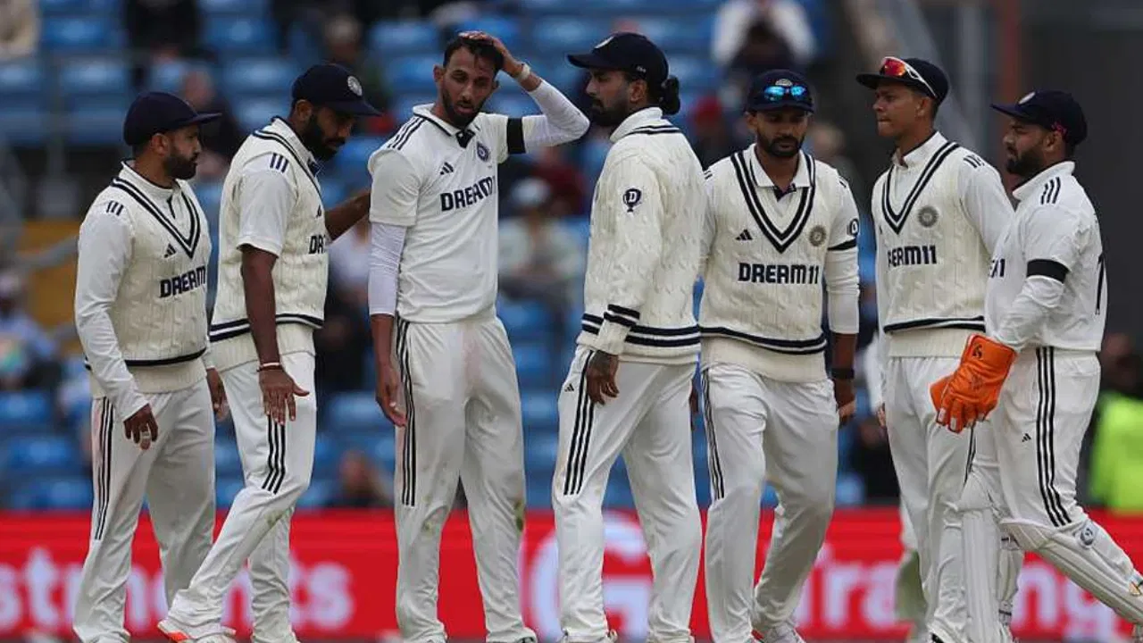 Prasidh Krishna with Team India