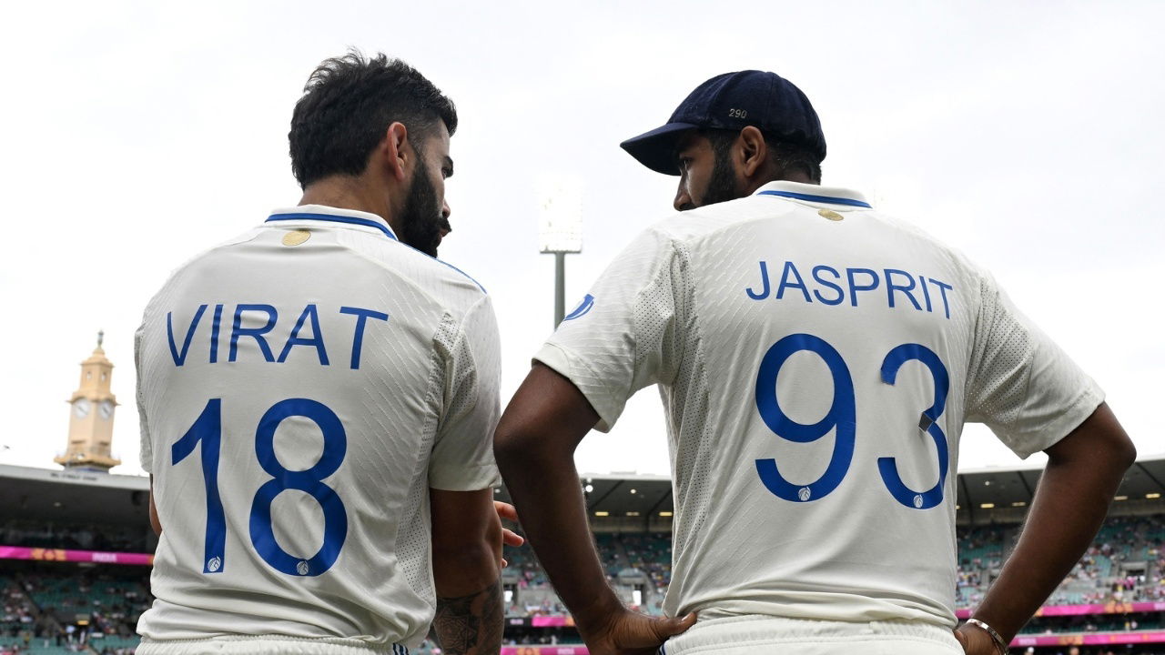 Jasprit Bumrah and Virat Kohli