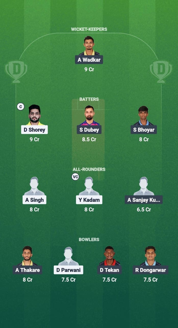 PAS vs NAT Dream11 Prediction Fantasy Cricket Tips Dream11 Team Vidarbha Pro T20 League