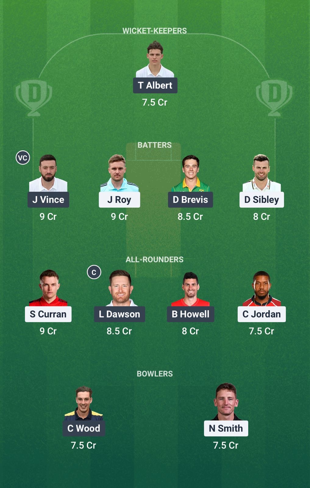 SUR vs HAM Dream11 Prediction Fantasy Cricket Tips Dream11 Team English T20 Blast
