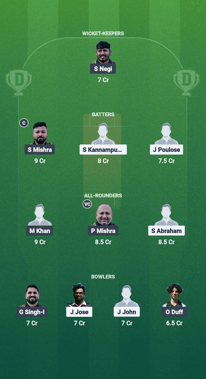 BAS vs SFS Dream11 Prediction Fantasy Cricket Tips Dream11 Team ECS T10 Bulgaria 2025 