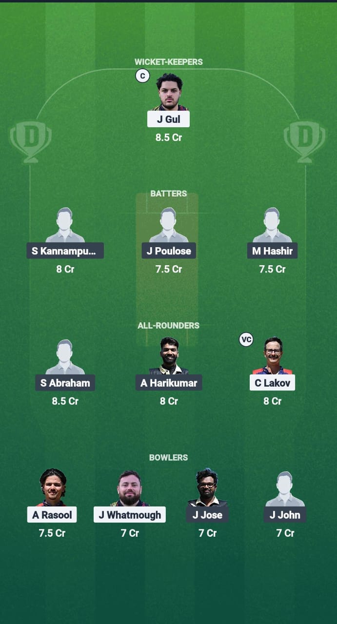 BCCS vs BAS Dream11 Prediction Fantasy Cricket Tips Dream11 Team ECS T10 Bulgaria 2025 