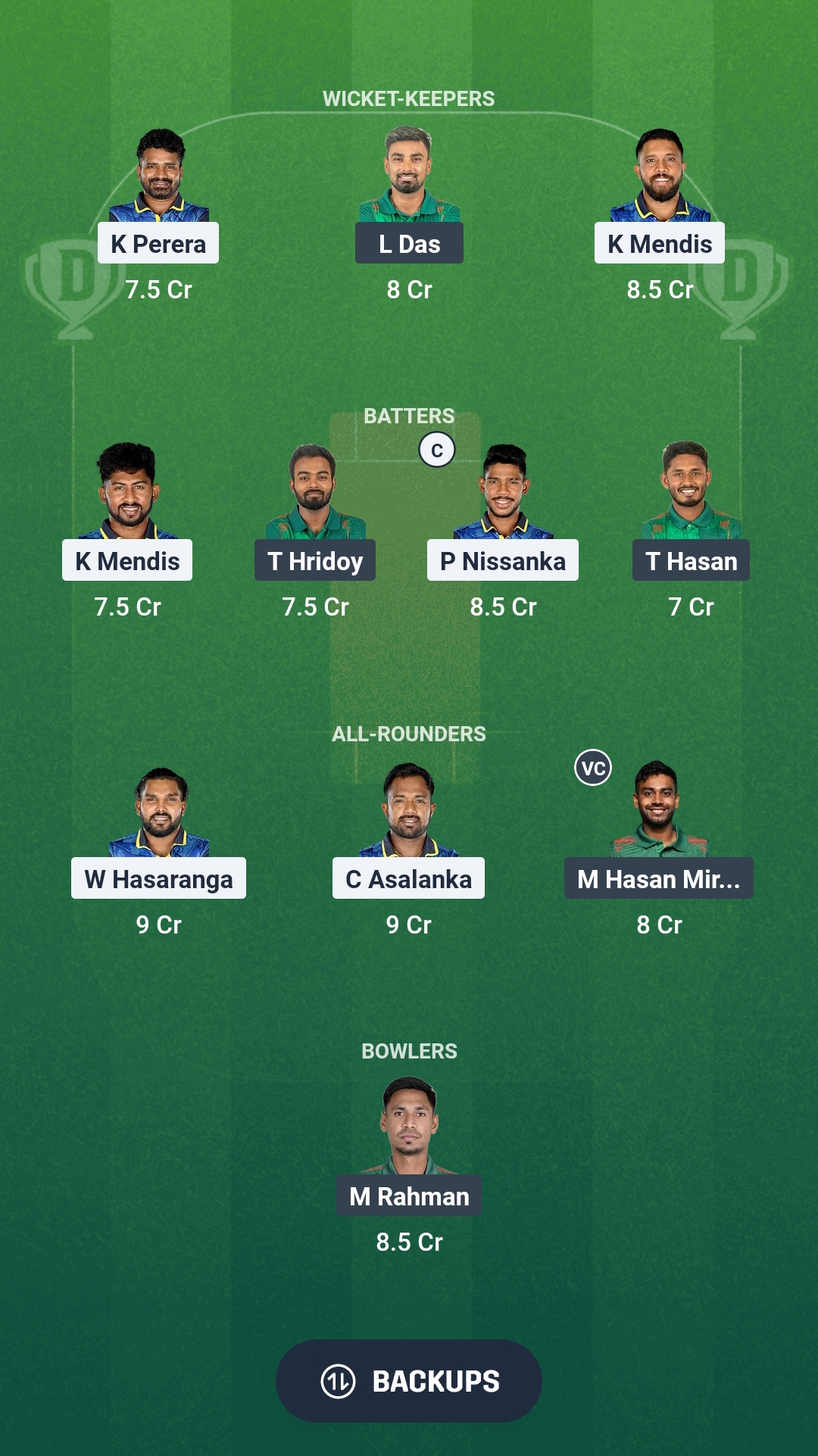 SL vs BAN Dream11 Prediction Fantasy Cricket Tips Dream11 Team Bangladesh Tour of Sri Lanka 2025