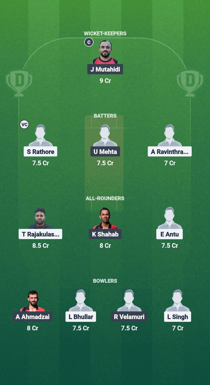 SKB vs DB Dream11 Prediction Fantasy Cricket Tips Dream11 Team ECS T10 Germany 2025