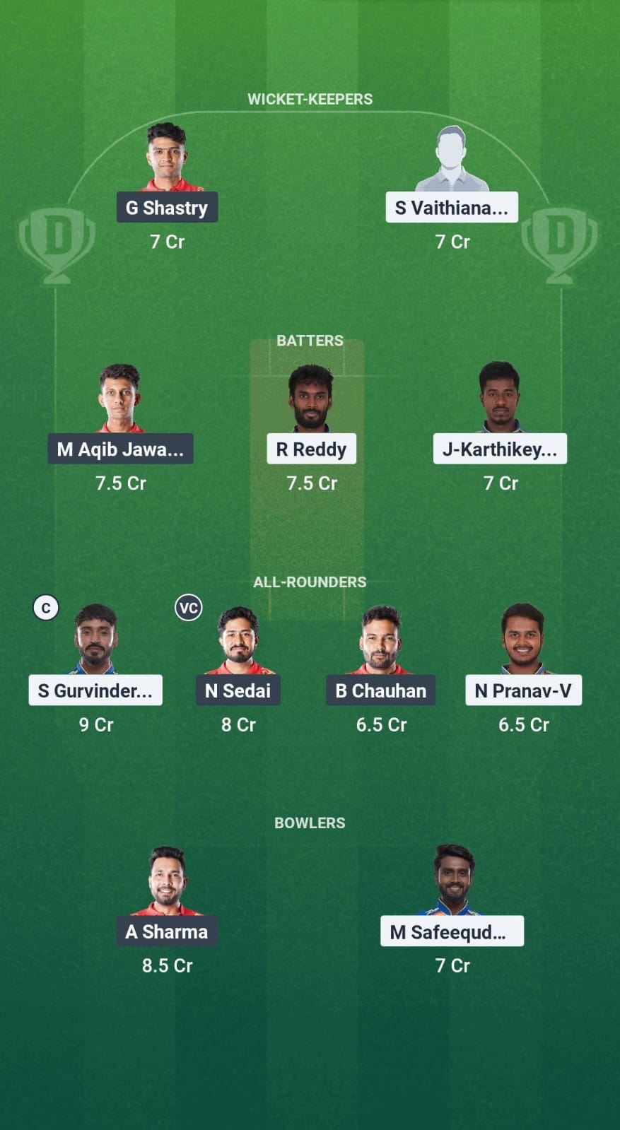 KAK vs OAW Dream11 Prediction Fantasy Cricket Tips Dream11 Team Pondicherry T20 League 2025
