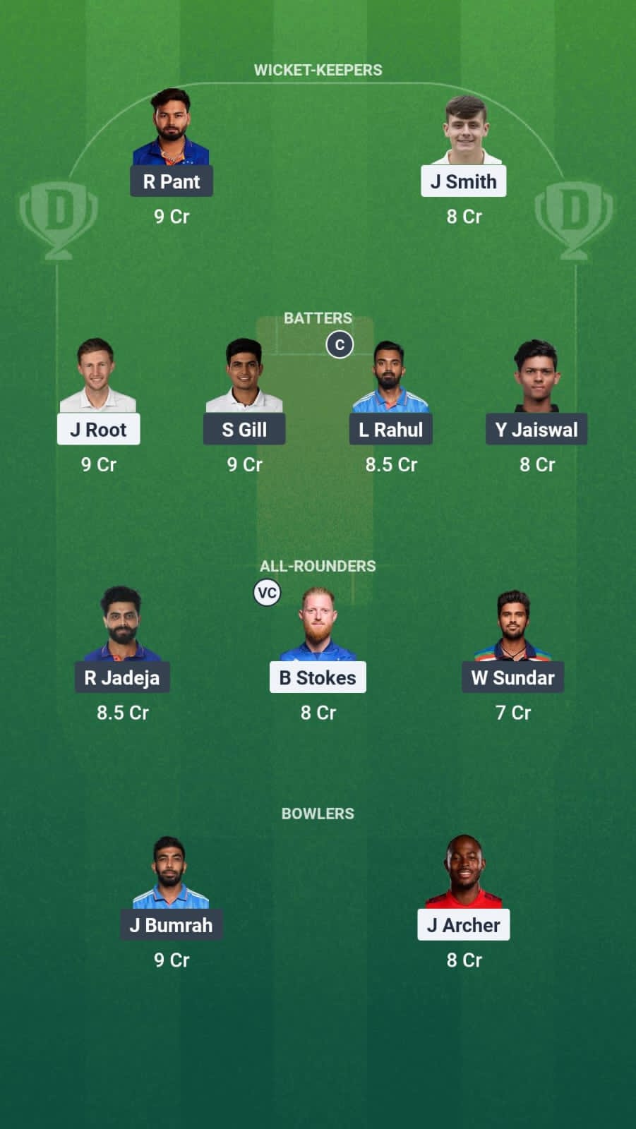 IND vs ENG Dream11 Prediction Fantasy Cricket Tips Dream11 Team India Tour of England 2025