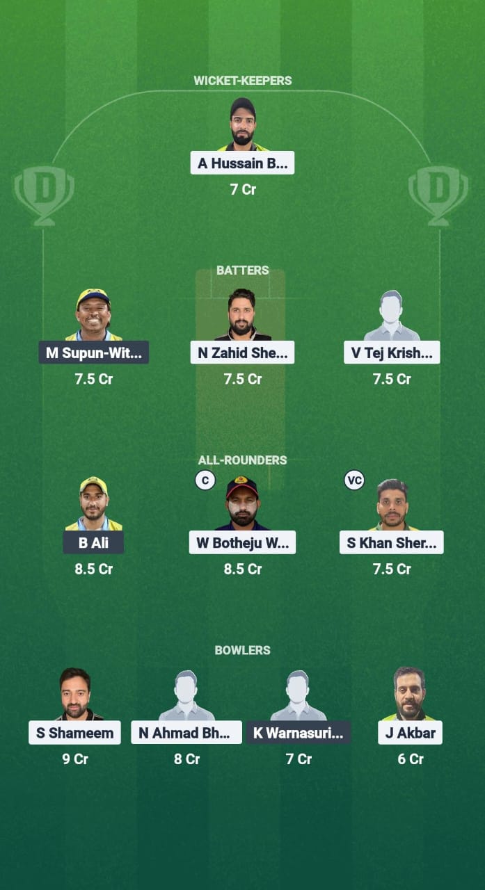 FEK vs RLC Dream11 Prediction Fantasy Cricket Tips Dream11 Team KCC T20 Summer Challenger Trophy 2025