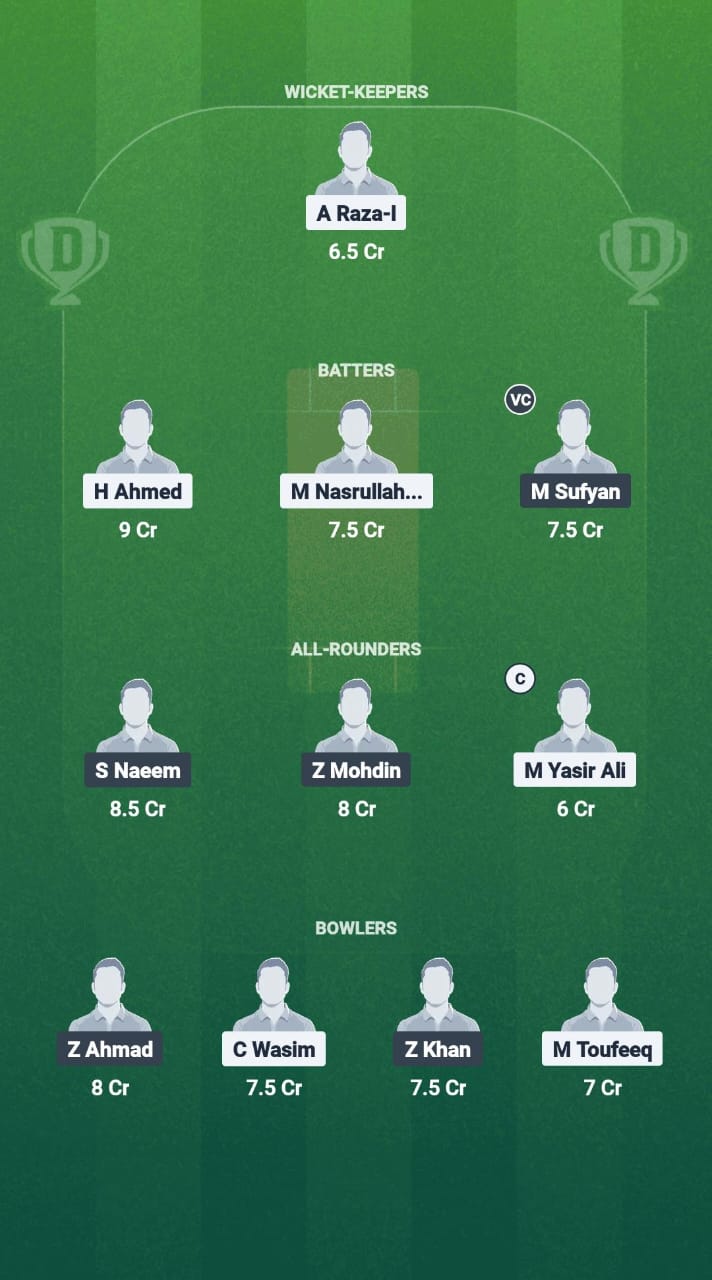 MKP vs MBM Dream11 Prediction Fantasy Cricket Tips Dream11 Team Malaysia T10 Bash 2025