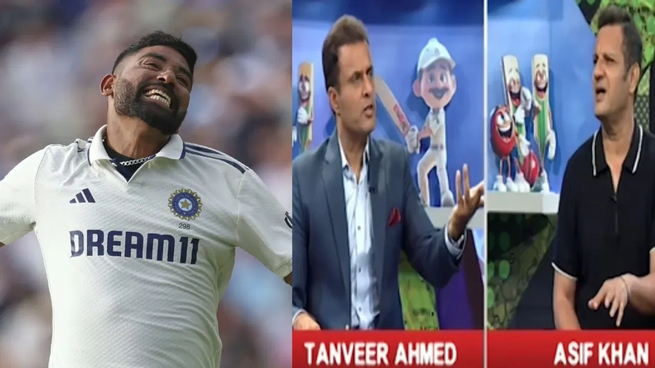 Mohammed Siraj, Tanvir Ahmed and Anchor