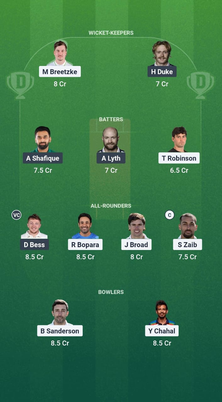 NOR vs YOR Dream11 Prediction Fantasy Cricket Tips Dream11 Team English One Day Cup 2025