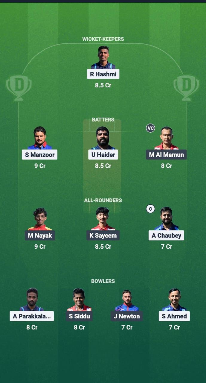 ZW vs ZAS Dream11 Prediction Fantasy Cricket Tips Dream11 Team ECS T10 Croatia 2025