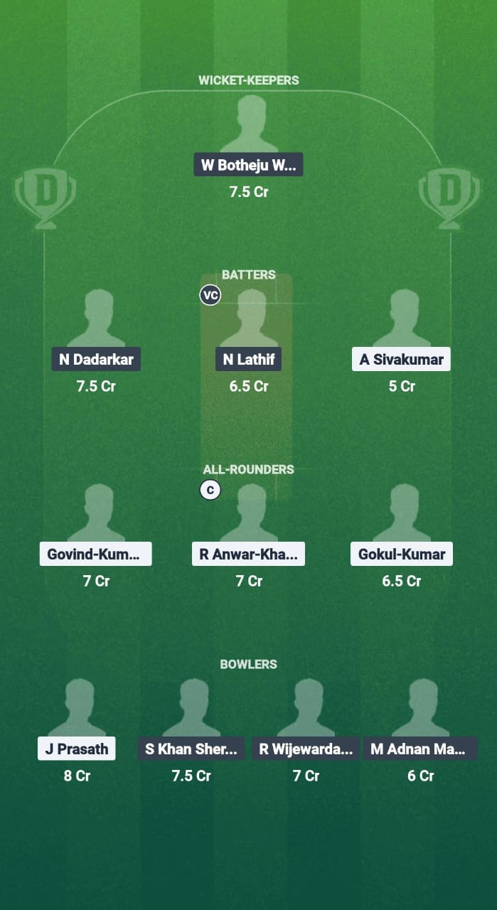 BNC vs NCMI Dream11 Prediction Fantasy Cricket Tips Dream11 Team Kuwait T10 Summer League 2025